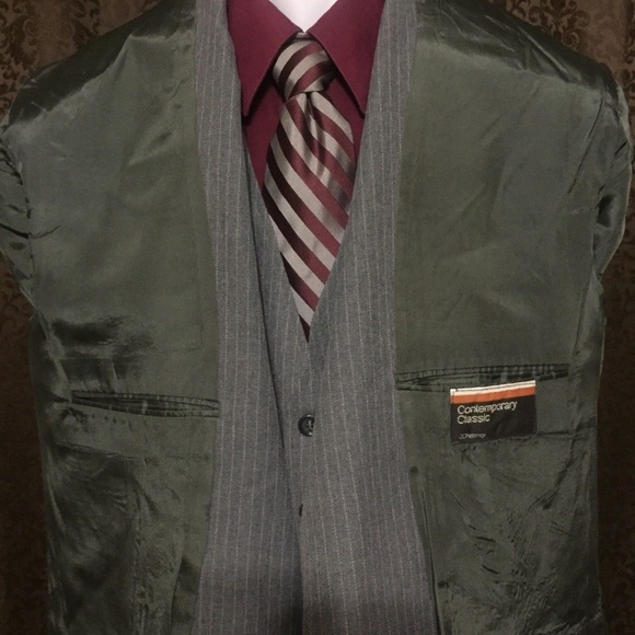 jcpenney Suits & Blazers Vintage Jcpenney Contemporary 3pc Suit 44r